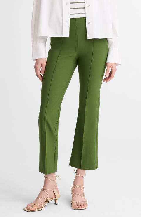 Niki Mid Rise Crop Flare Pants