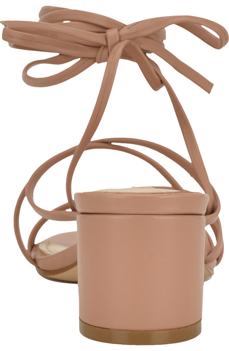 Nine West Aloud Ankle Wrap Sandal, Alternate, color, Light Natural