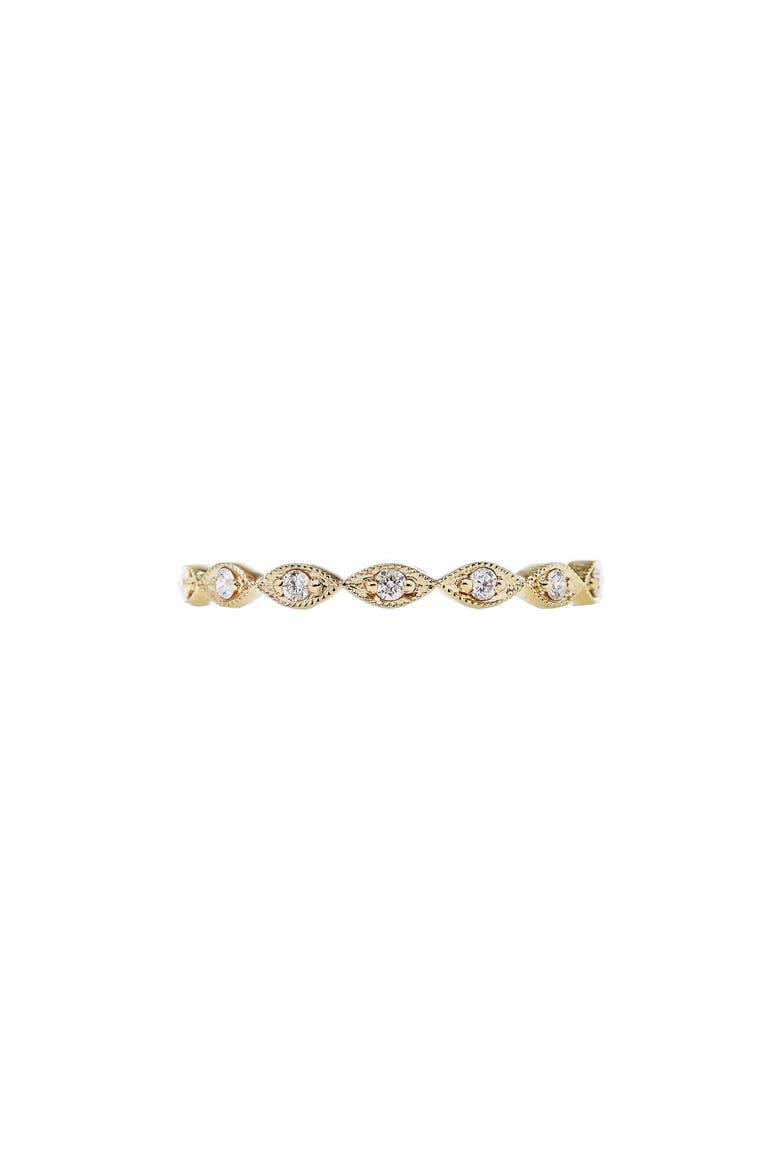 Eleanor Diamond Eternity Band Ring, Main, color, YELLOW GOLD/ DIAMOND