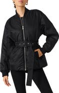 Steve Madden Eryn Belted Nylon Jacket