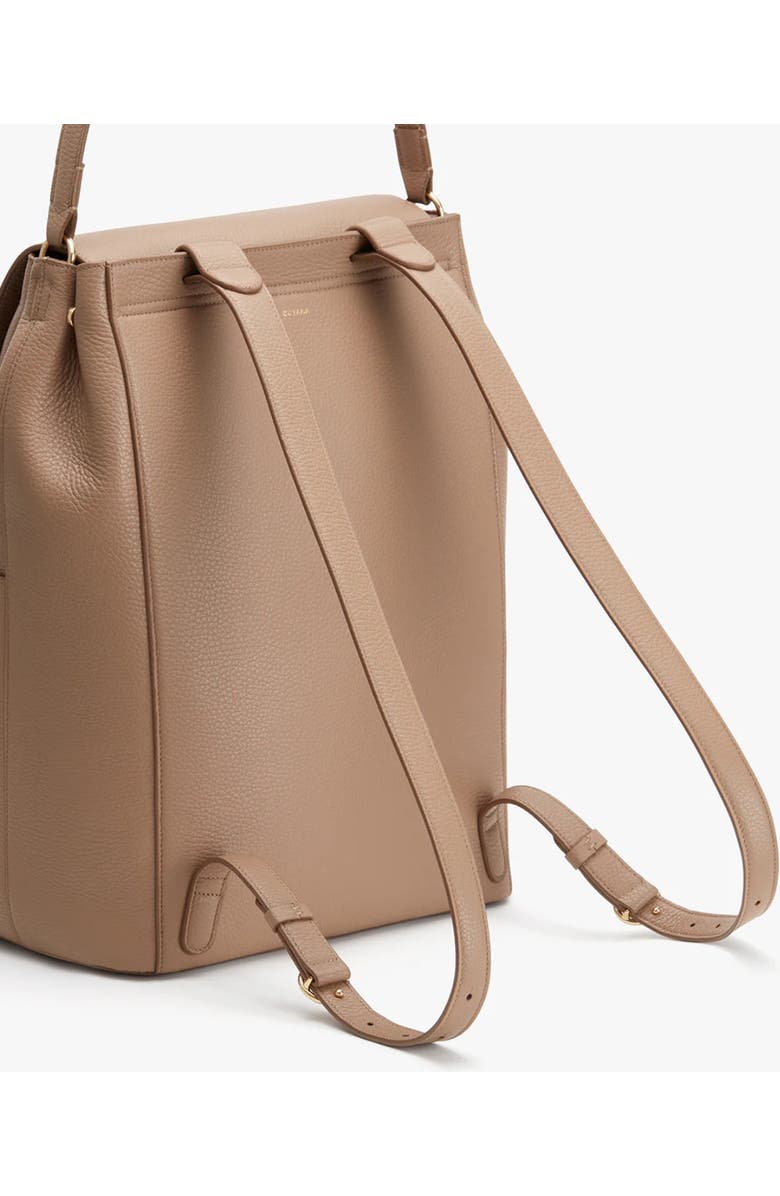 Cuyana Leather Backpack 16-inch, Alternate, color, Cappuccino