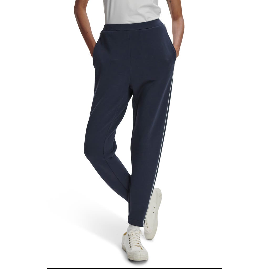 Varley The Slim Piped Pants In Navy