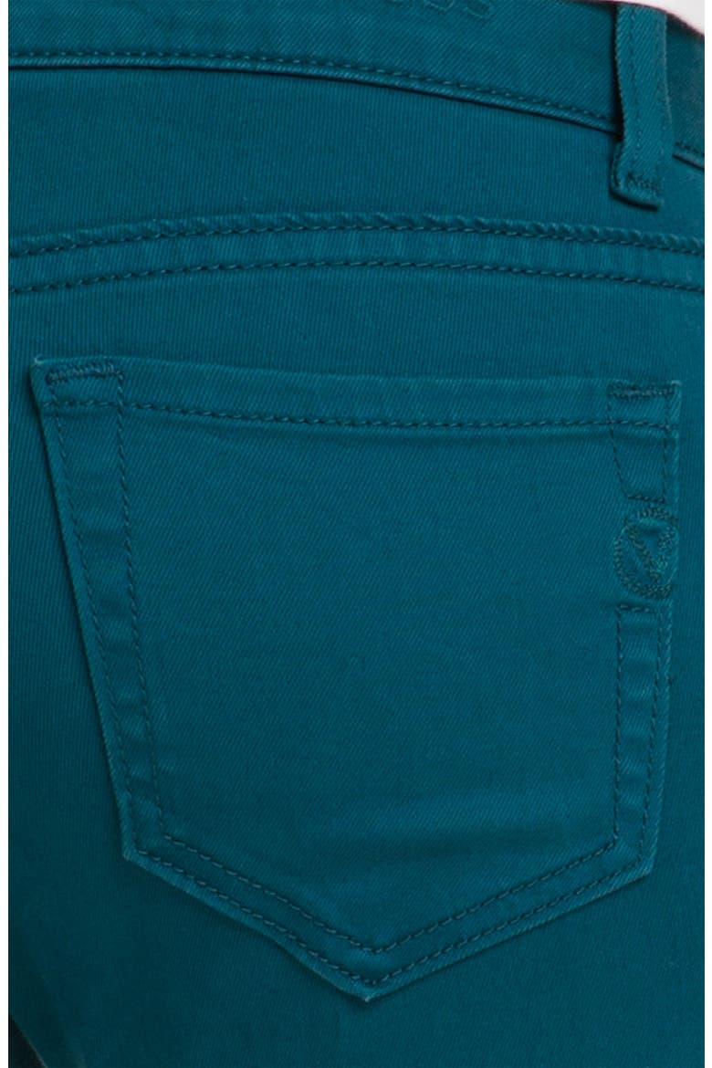 Color Skinny Jeans, Alternate, color, TEAL