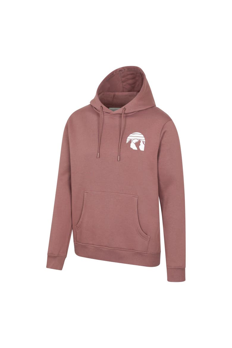 Mountain Button Hoodie, Alternate, color, Light Brown