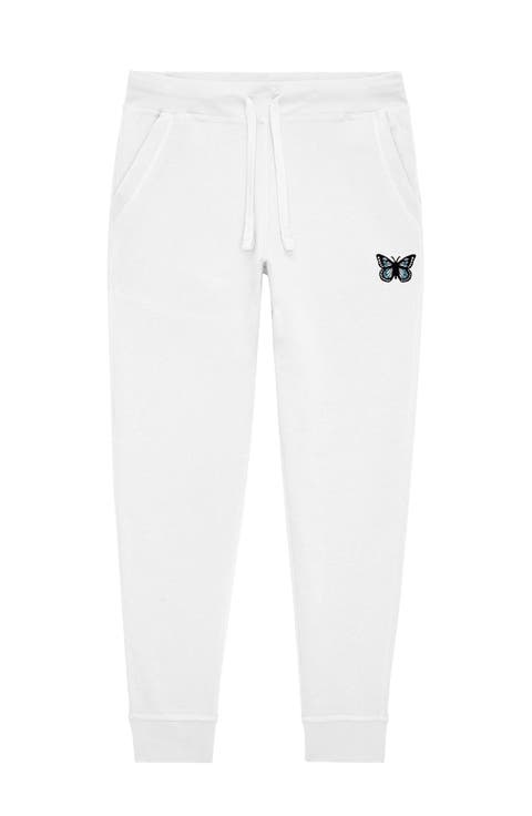 Womens Butterfly Midweight Fleece Jogger Pant