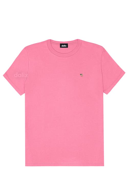 Dalix Womens Lil Peach Jersey Tee In Pink