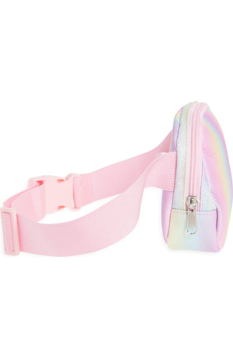 Capelli New York Kids' Ombrè Glitter Crossbody Bag, Alternate, color, Pink Pale Multi