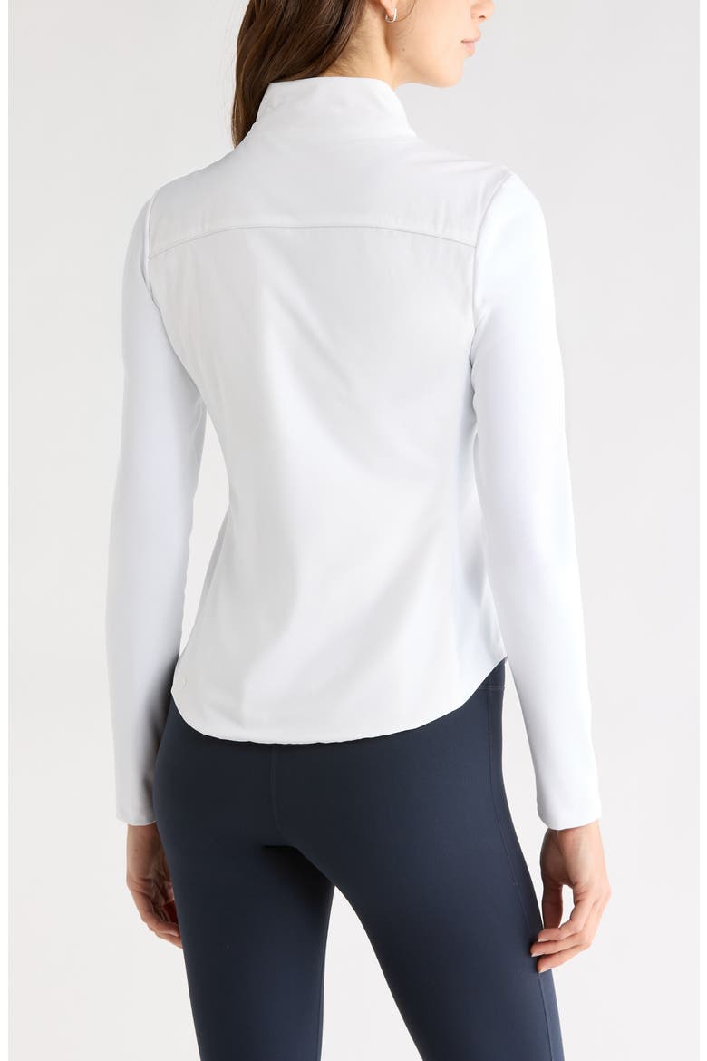 Tiebreaker Performance Hybrid Jacket, Alternate, color, WHITE
