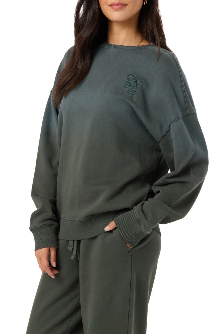 OG Vintage Oversized Sweatshirt, Alternate, color, HUNTER GREEN