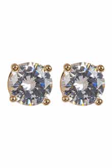 NORDSTROM RACK Sterling Silver Round Cut CZ Studs - 1.00 ctw