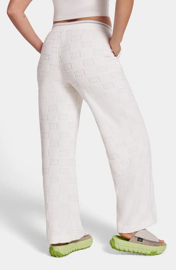 UGG Rosalinda Pant ブラウン フレアパンツ UGG Women's Rosalinda Pant Uggblock, Cedar BARK at Amazon