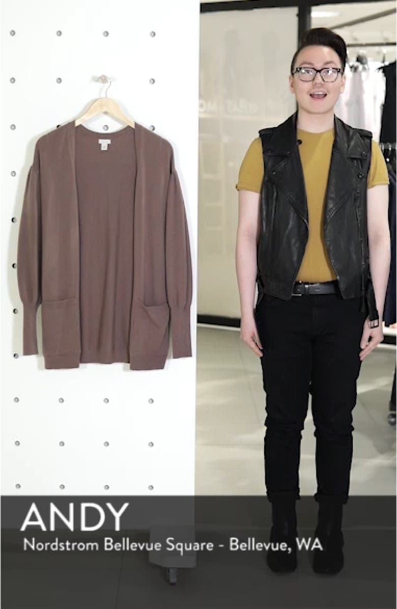 Balloon Sleeve Cardigan, sales video thumbnail