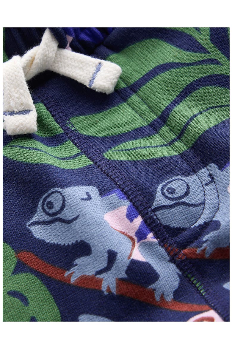 Kids' Print Cotton Shorts, Alternate, color, NAVY CHAMELEON
