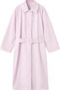 MANGO Long Trench Coat With Belt