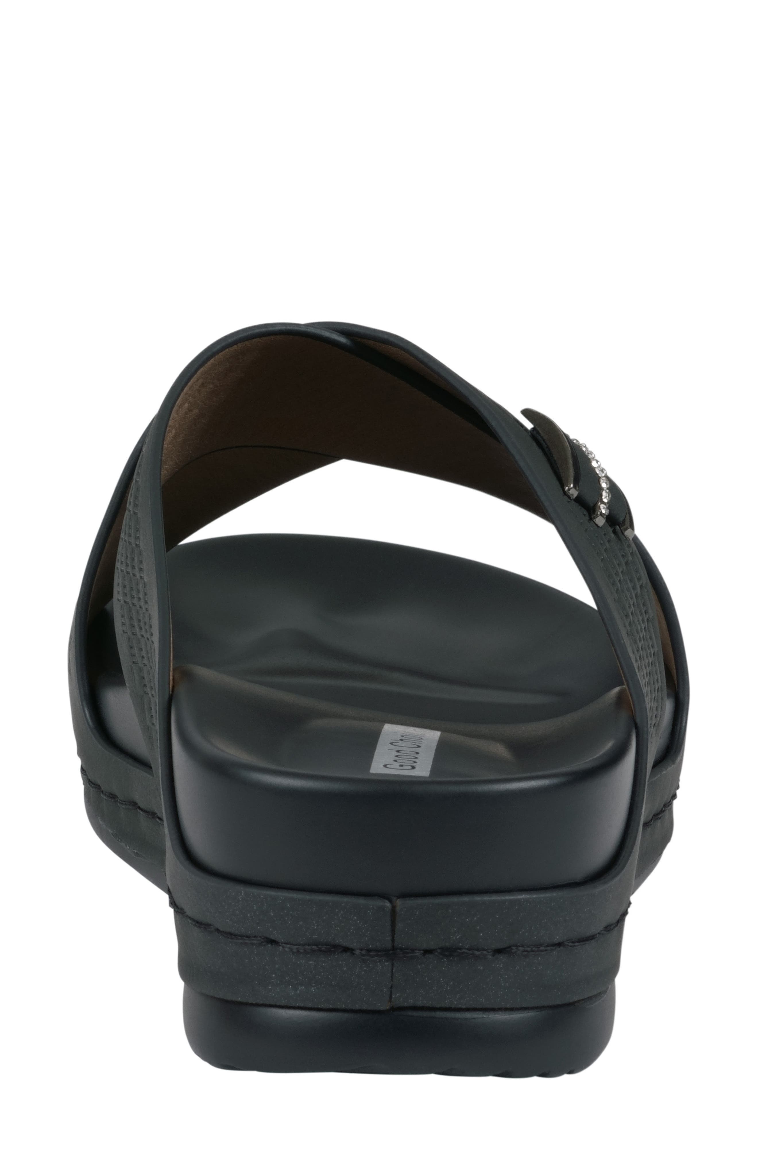 GC SHOES Carter Comfort Slide Sandal, Alternate, color, Black