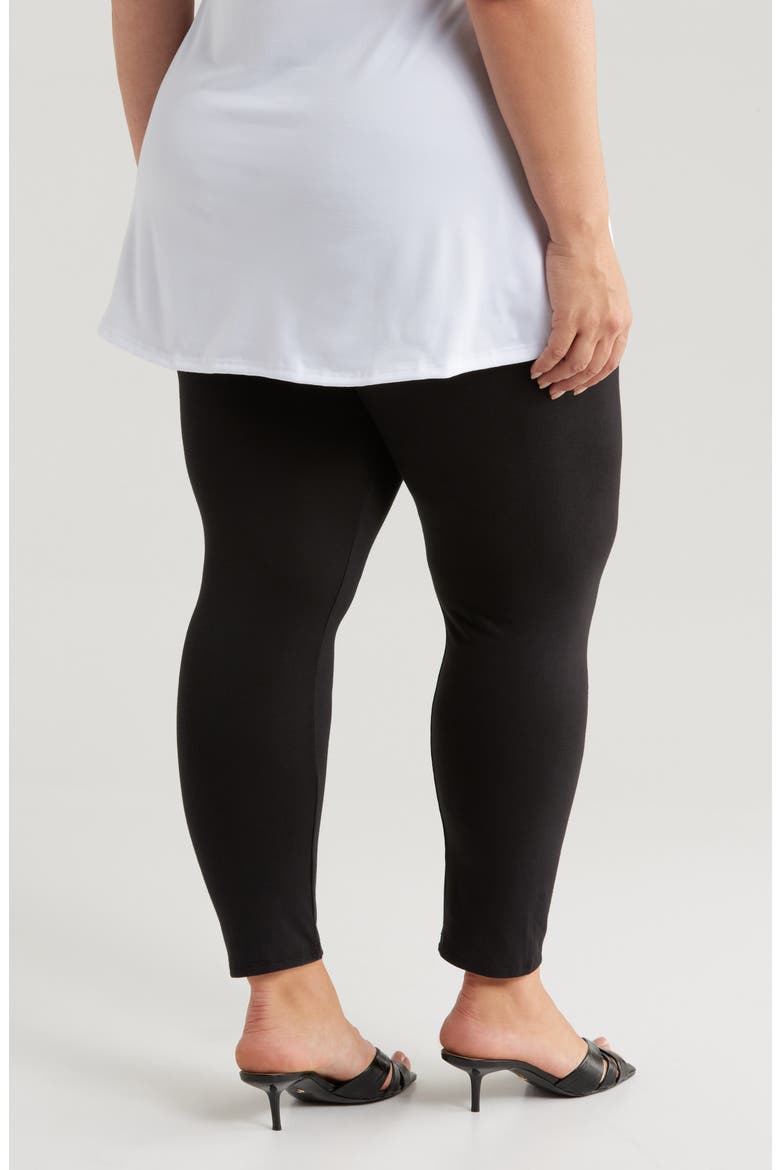 Comfortable Ankle Leggings, Alternate, color, BLACK