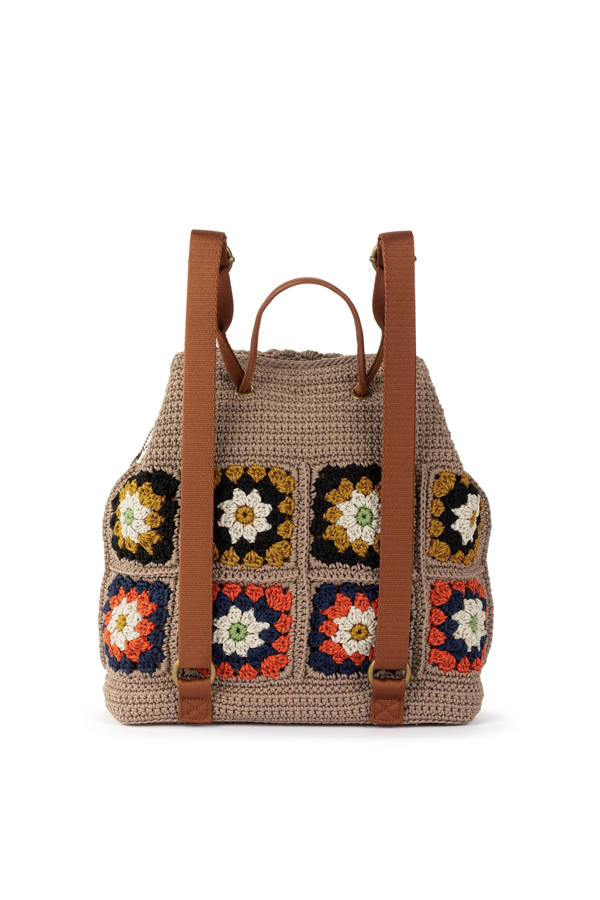 Sayulita Backpack, Alternate, color, Sand Neutral Patch