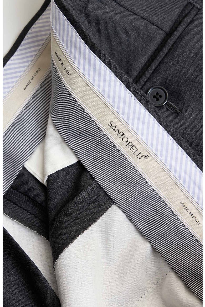 Roma2 Super 130's Bi-Stretch Wool Trousers, Alternate, color, Navy