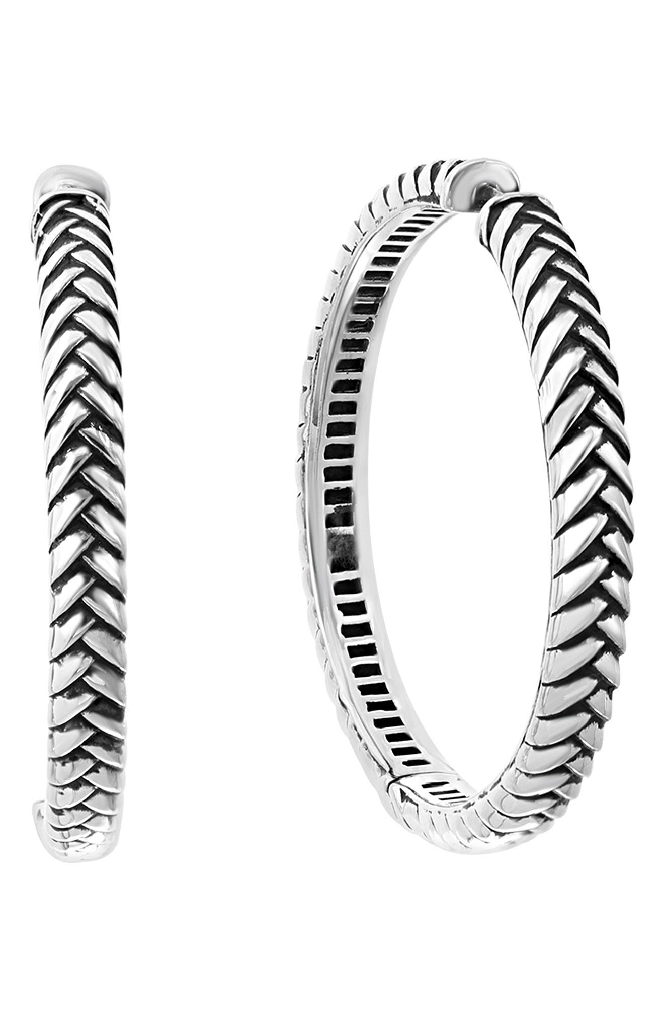 EFFY Braid Hoop Earrings