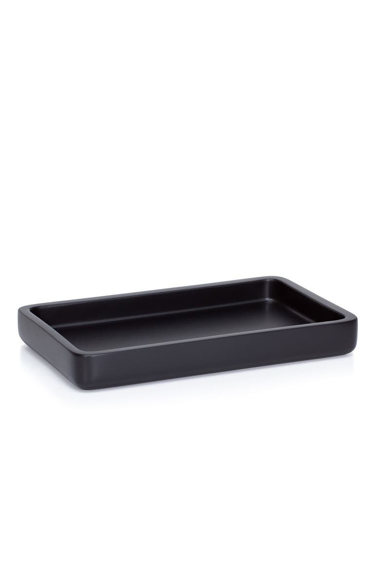 Domus Black Matte Tray, Main, color, BLACK