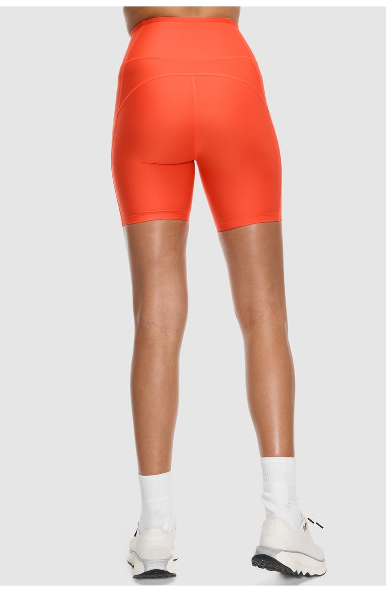Peloton PaceForm Performance Pocket Run Short 7", Alternate, color, Cherry Tomato