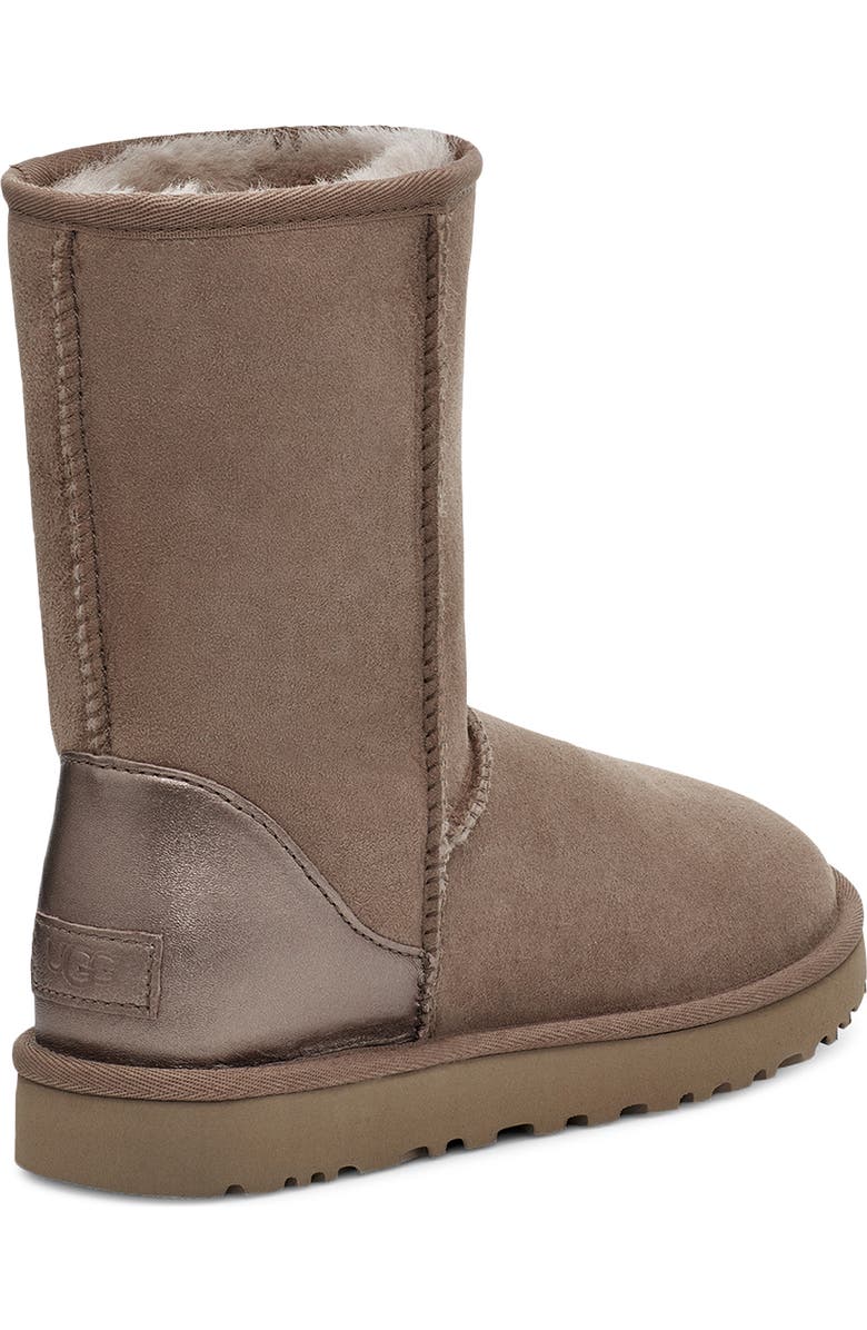 UGG<sup>®</sup> Classic Short II Metallic Trim Boot, Alternate, color,