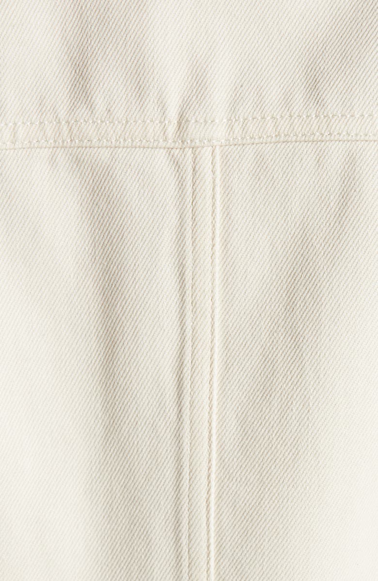 Bottega Veneta Cotton Denim Button-Up Shirt, Alternate, color, Pale Meringue