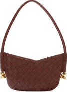 Bottega Veneta Mini Solstice Intrecciato Leather Hobo Bag