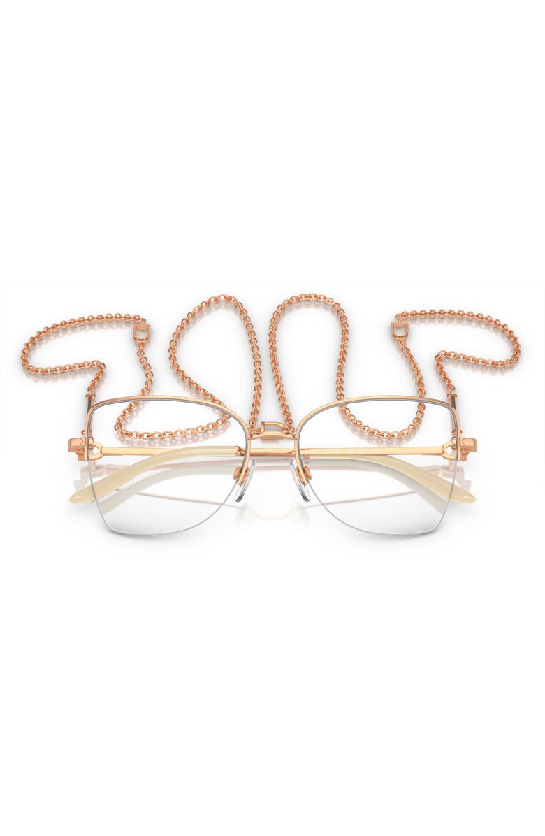 Ralph Lauren 54mm Butterfly optical glasses, Alternate, color, Pink