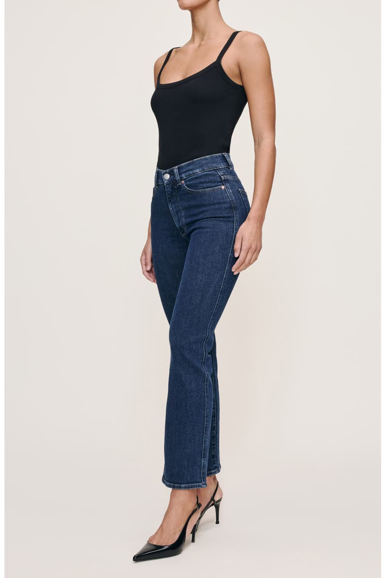 Halle Straight Instasculpt™ High Rise Jeans, Alternate, color, LAKE HOUSE