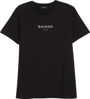 Balmain Regular Fit Logo Graphic T-Shirt