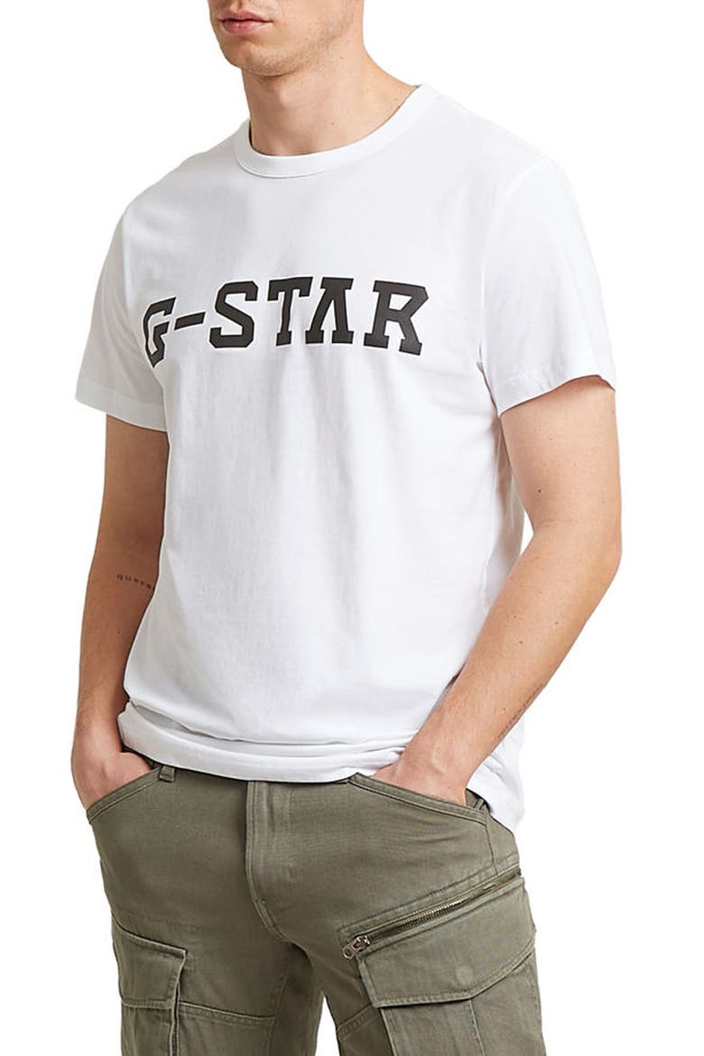 Logo Organic Cotton Graphic T-Shirt, Alternate, color, WHITE