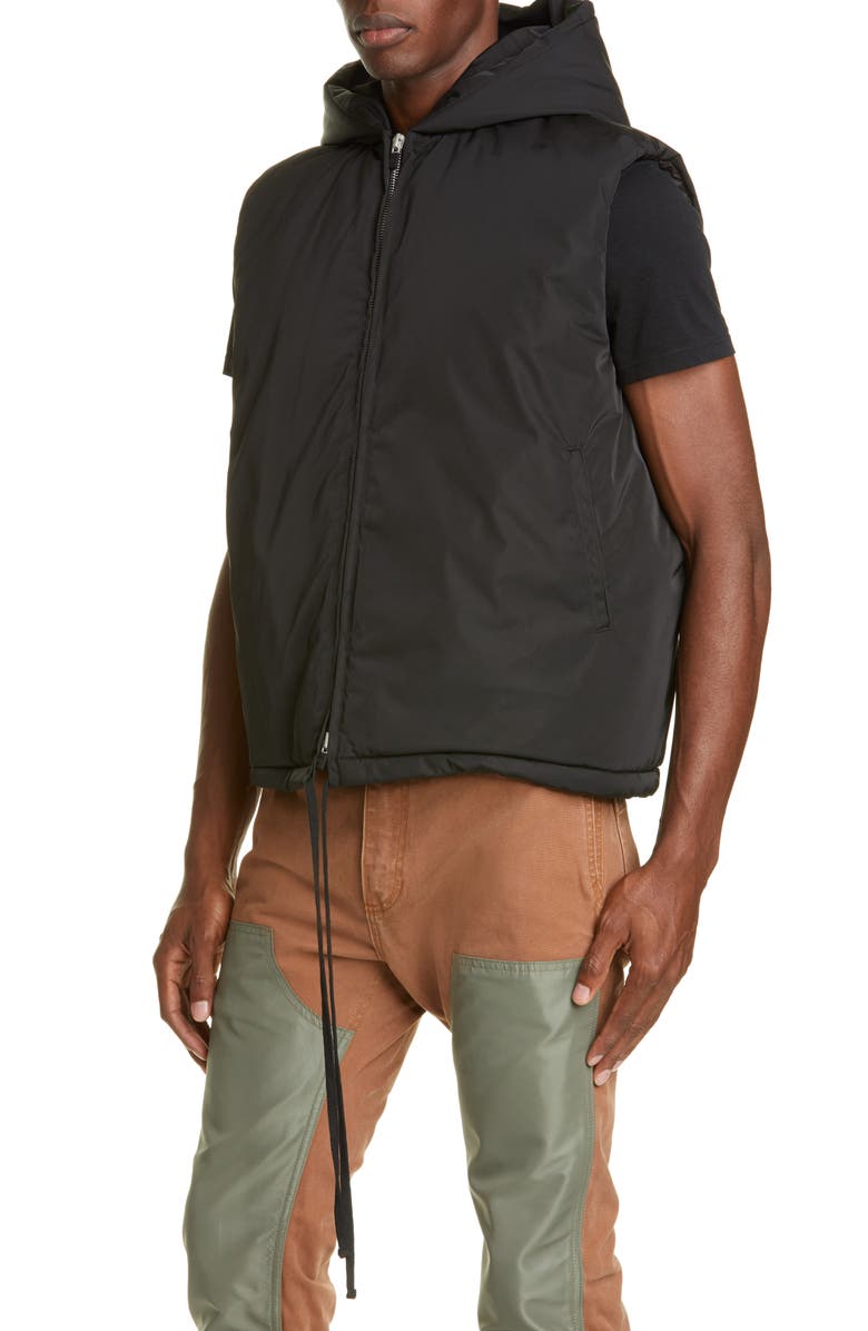 Fear of God Hooded Nylon Vest, Alternate, color,