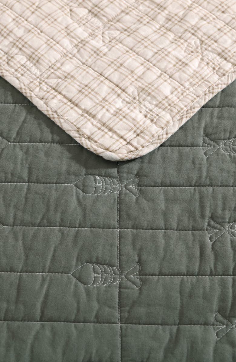 Eddie Bauer Troutdale Cotton Quilt 3-Piece Set, Alternate, color, Sprig