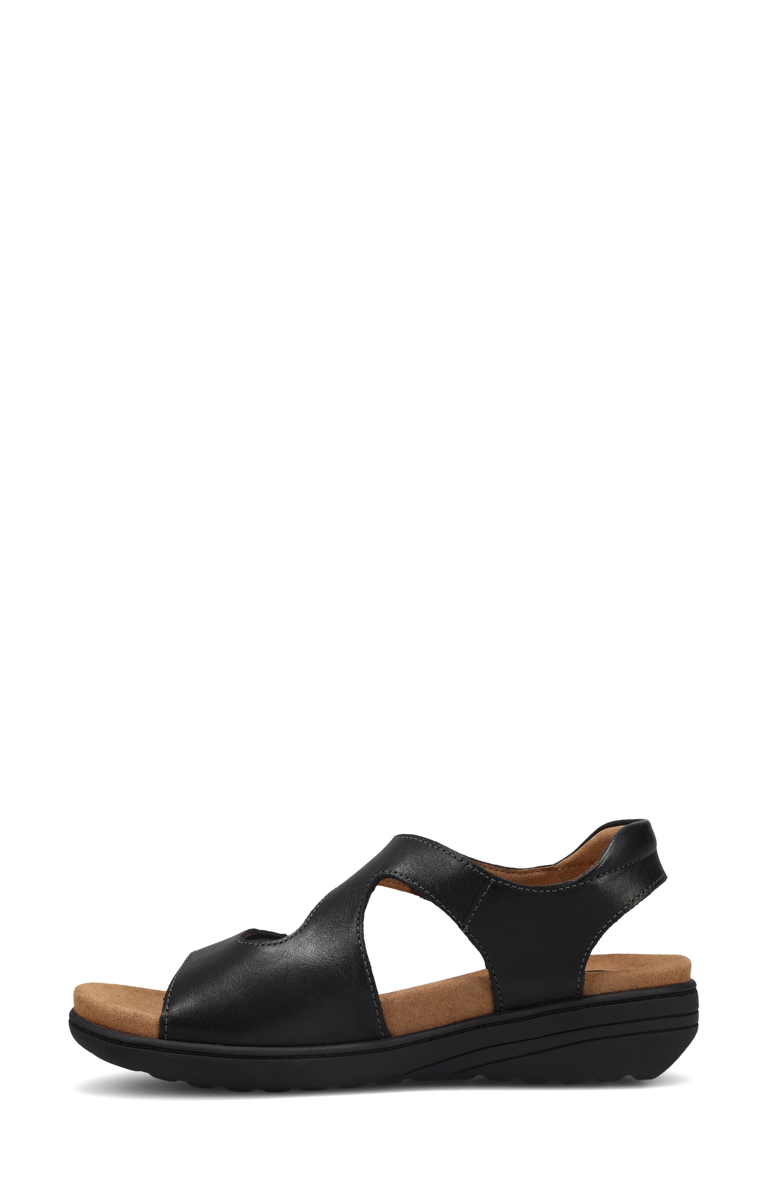 Taos Serene Ankle Strap Sandal, Alternate, color, Black