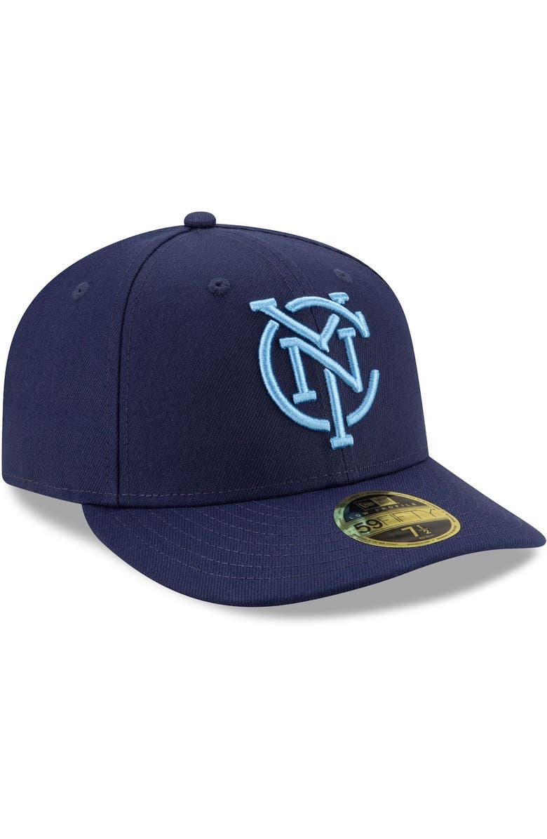 New Era Men's New Era Navy New York City FC Monogram Low Profile 59FIFTY Fitted Hat, Alternate, color,