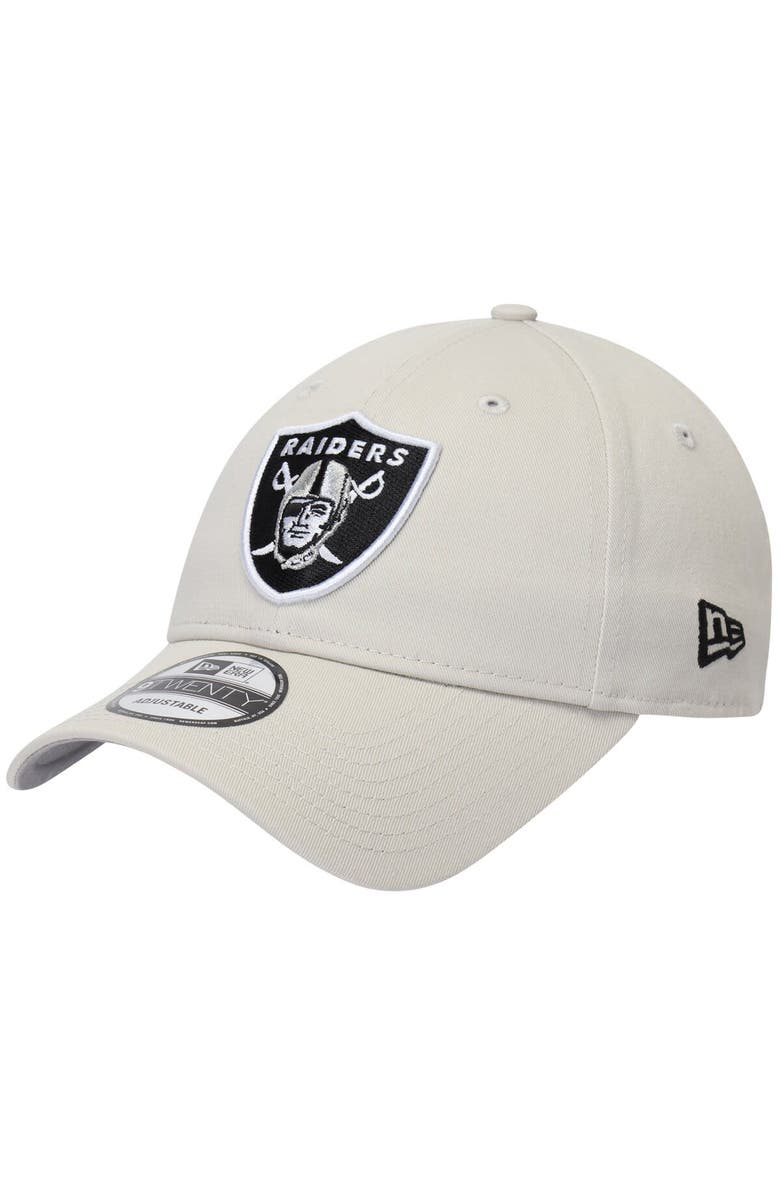 New Era Men's New Era Khaki Las Vegas Raiders Playmaker 9TWENTY Adjustable Hat, Main, color, 