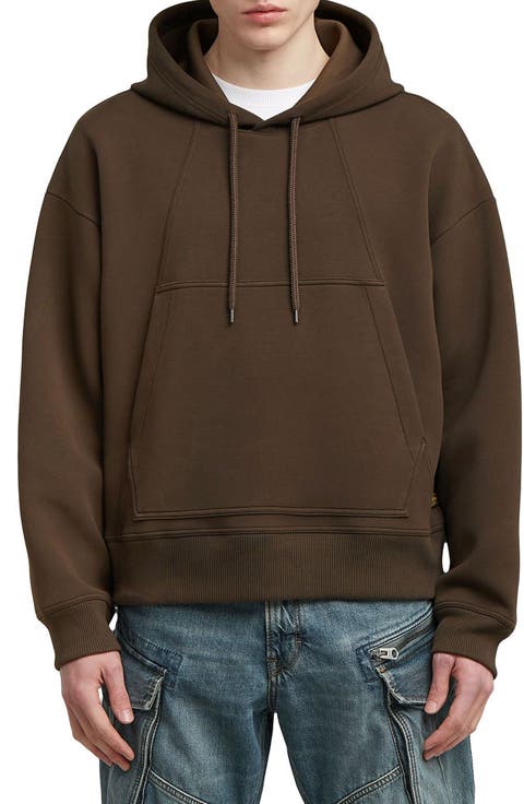 Loose Fit Scuba Knit Hoodie