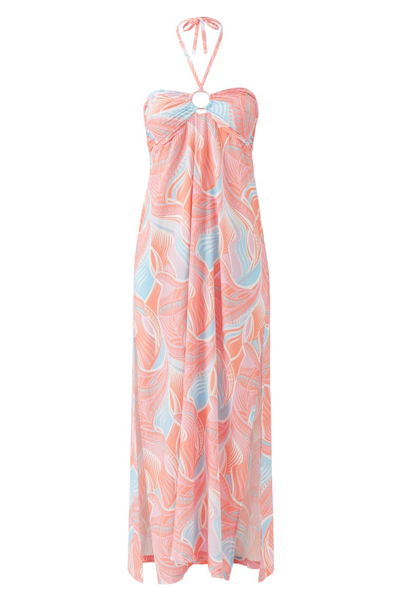 Harriet Halter Cover-Up Maxi Dress, Alternate, color, COSMIC