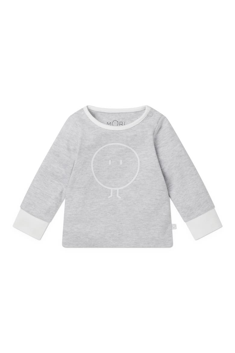 Snoozy Fitted Two-Piece Graphic Pajamas, Alternate, color, GREY