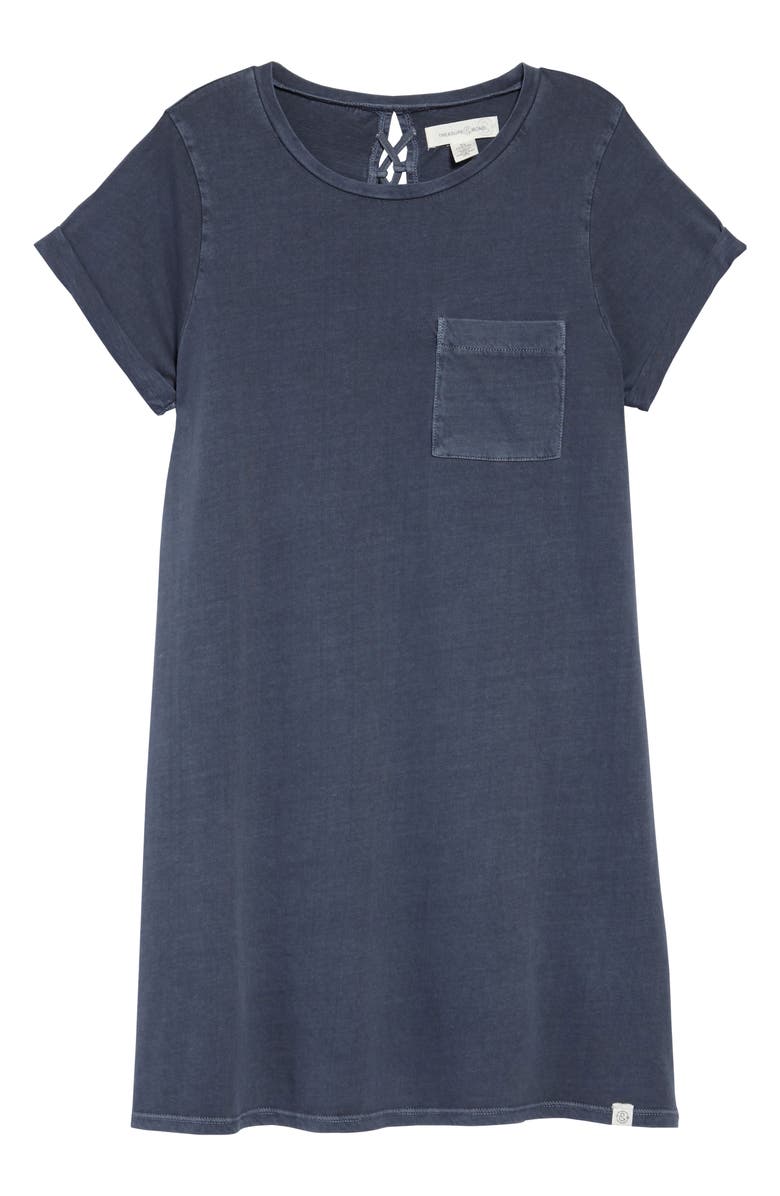 Treasure & Bond Washed T-Shirt Dress, Main, color, 