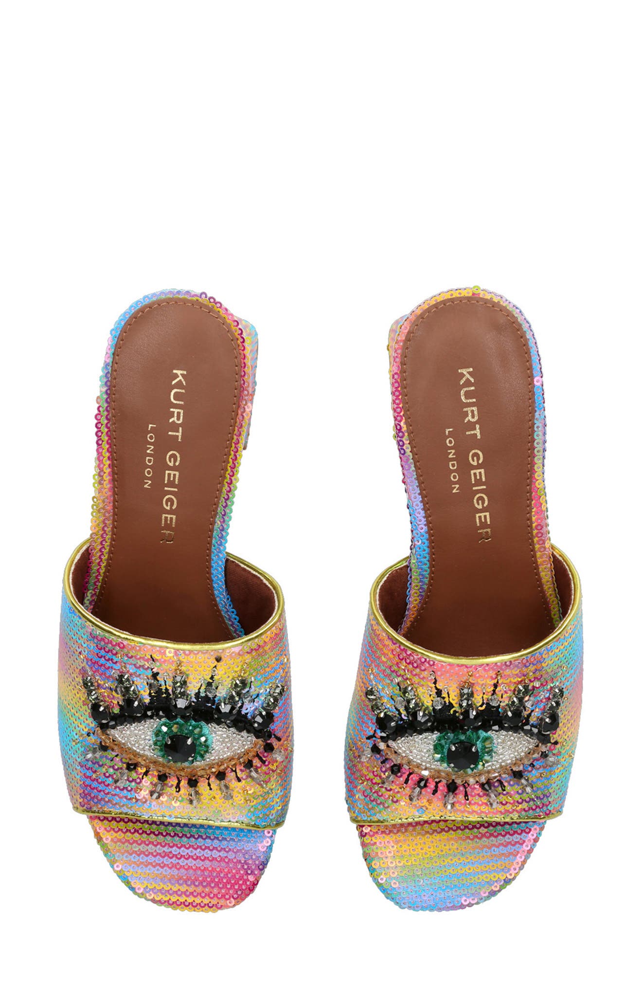 Kurt Geiger London Olive Eye Block Heel Sandal, Alternate, color, 