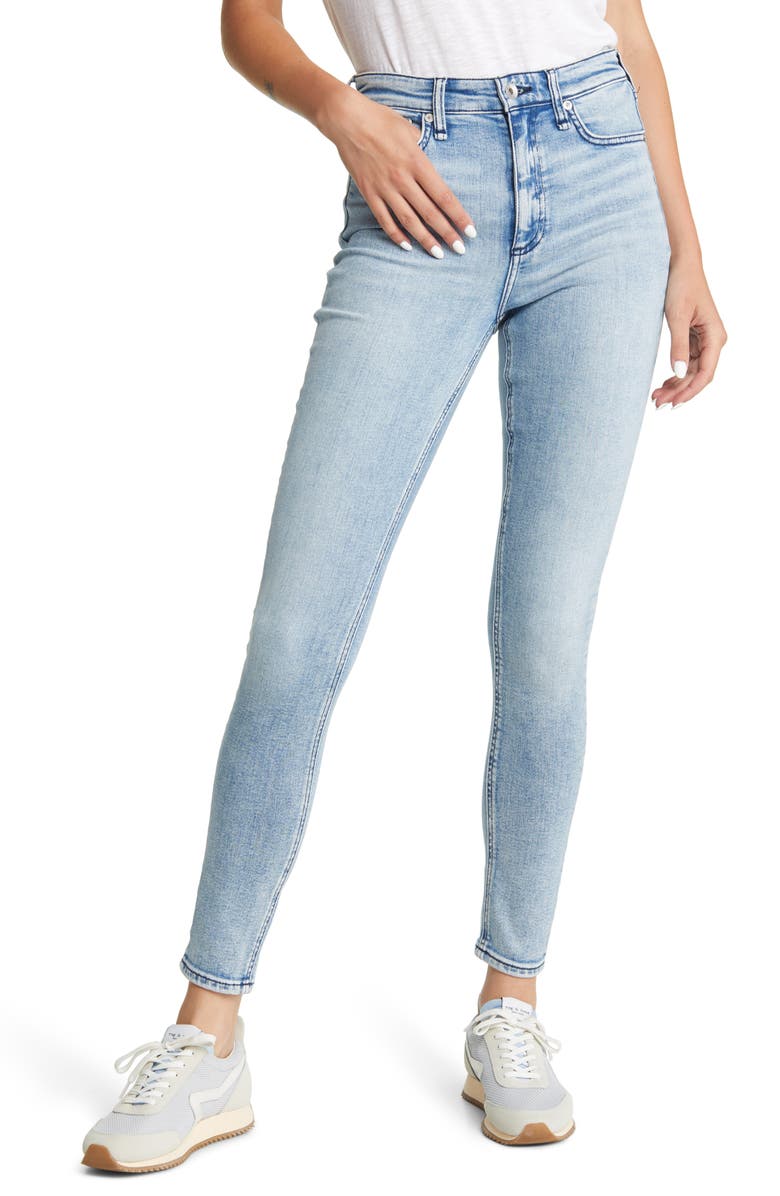 rag & bone Nina High Waist Skinny Jeans, Main, color,