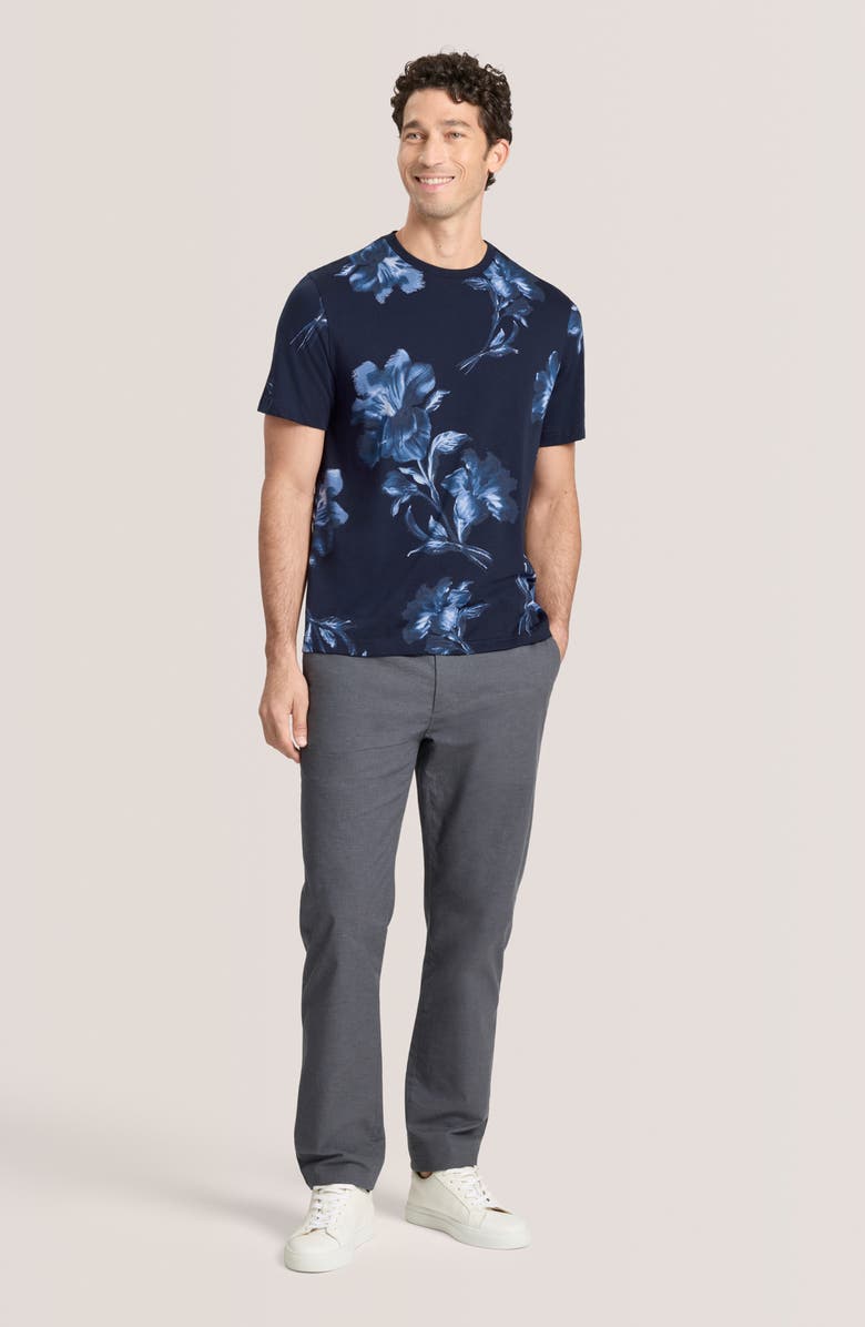 Ted Baker Floral Graphic T-Shirt, Alternate, color, Sky Captain