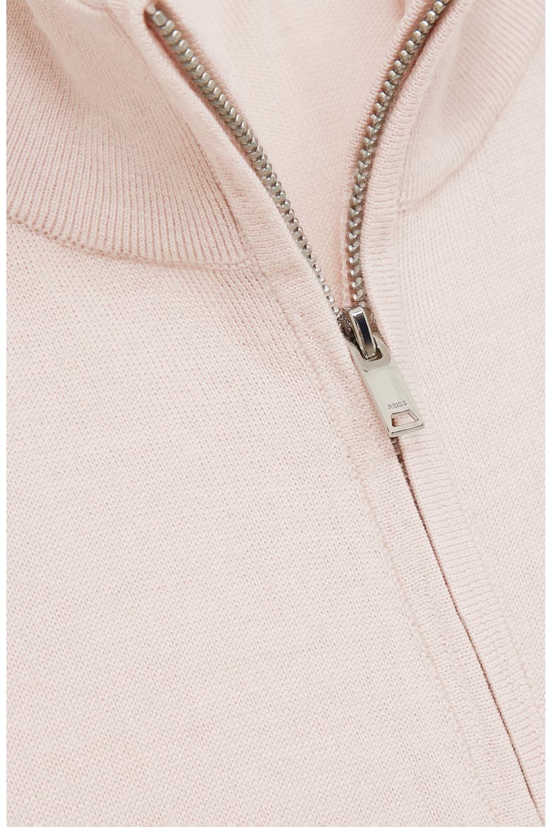 Blackhall Quarter Zip Wool Sweater, Alternate, color, STONE MOULINE