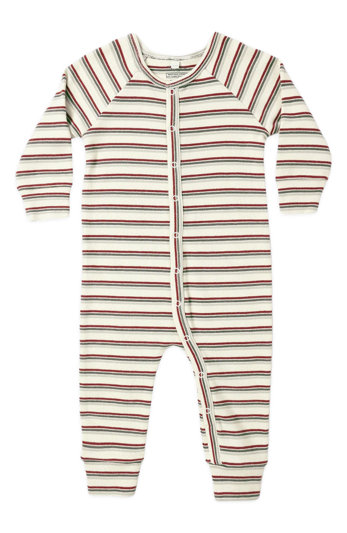 Kids' Organic Cotton Long John Pajamas