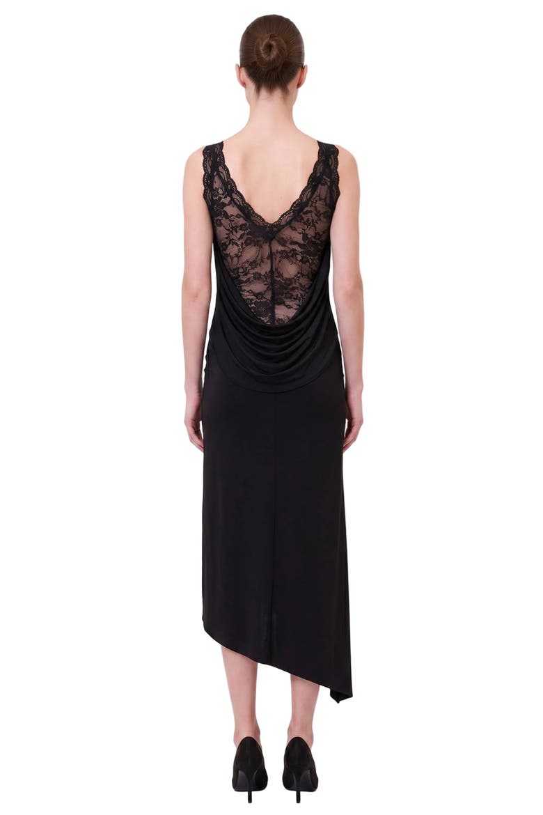 Daydreamers Sleeveless Lace Detail Dress, Alternate, color, BLACK