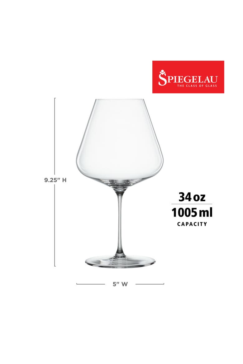 Definition Burgundy Wine Glass Set of 4, Alternate, color, Clear