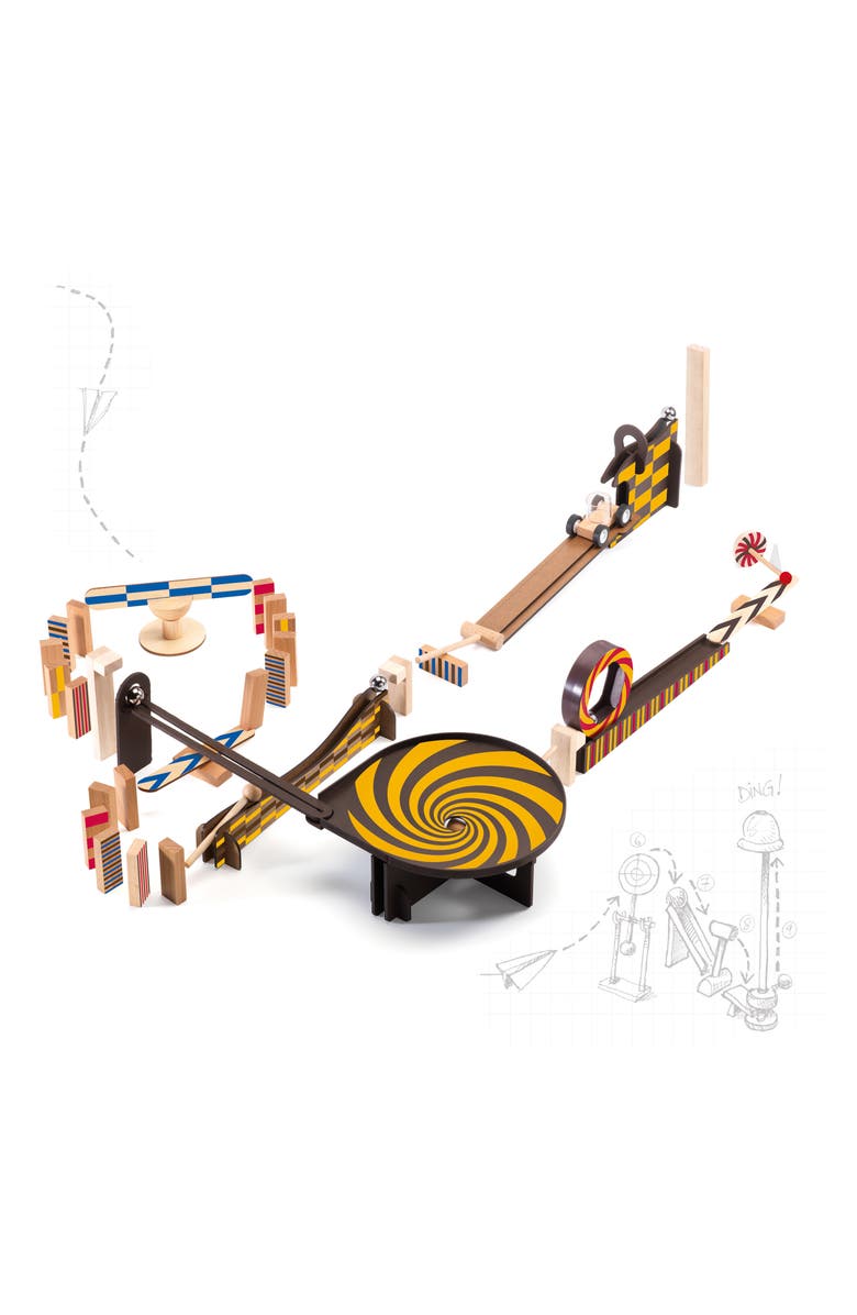 Djeco Zig & Go 45-Piece Action Reaction Set, Alternate, color, Multi