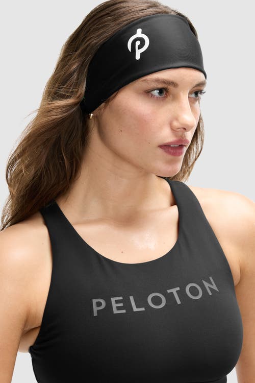 Peloton Icon Headband In Jet Black
